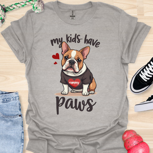 My kids have paws - V4 - Sweet Dog T-Shirt